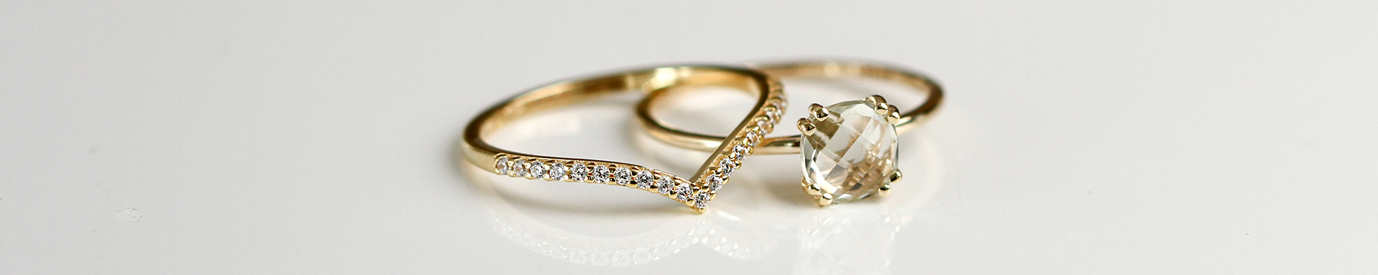 Gouden ring met steen Gouden ring met steen