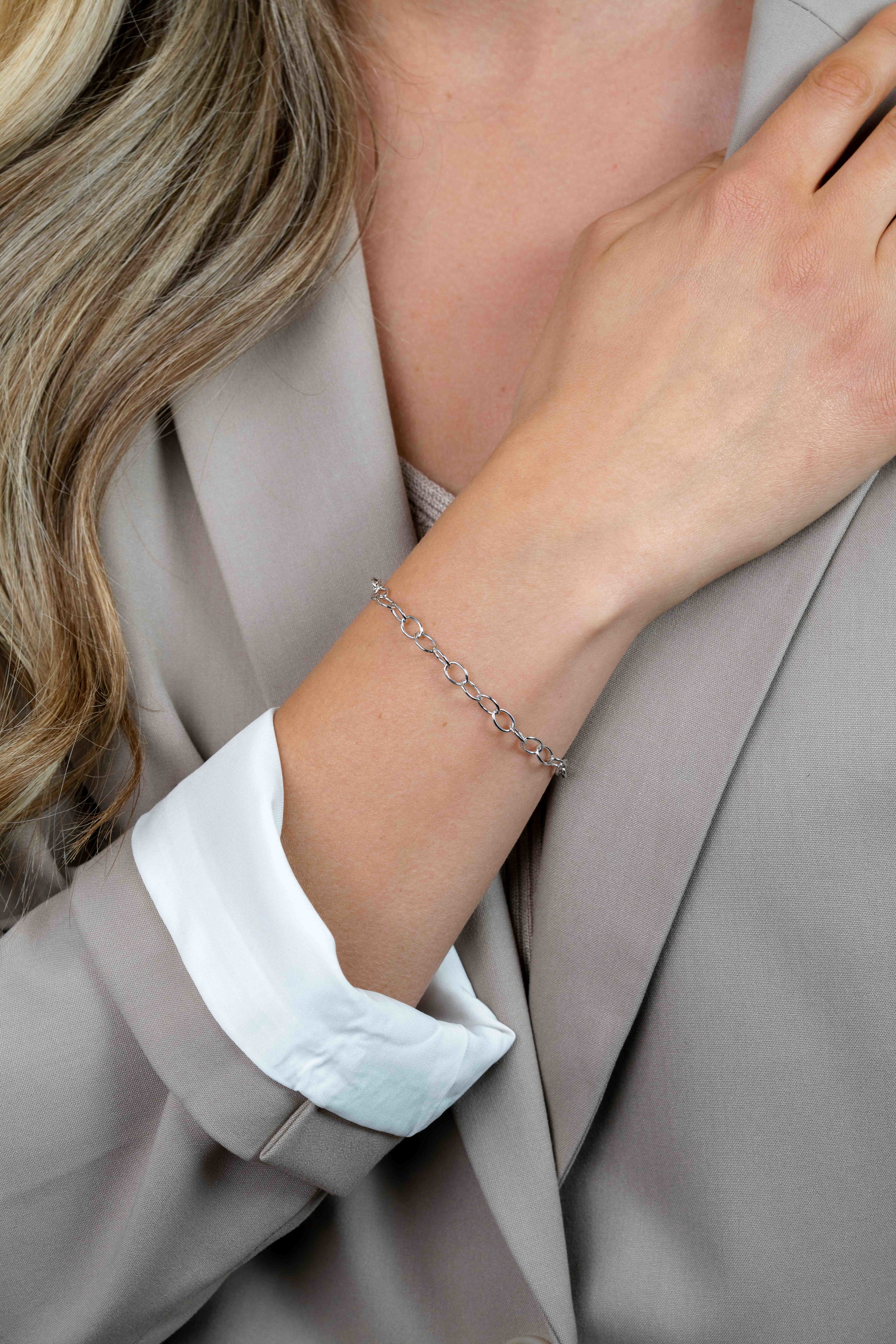 ZINZI CHARMS Sterling Silver Bracelet for Charms CH-A2