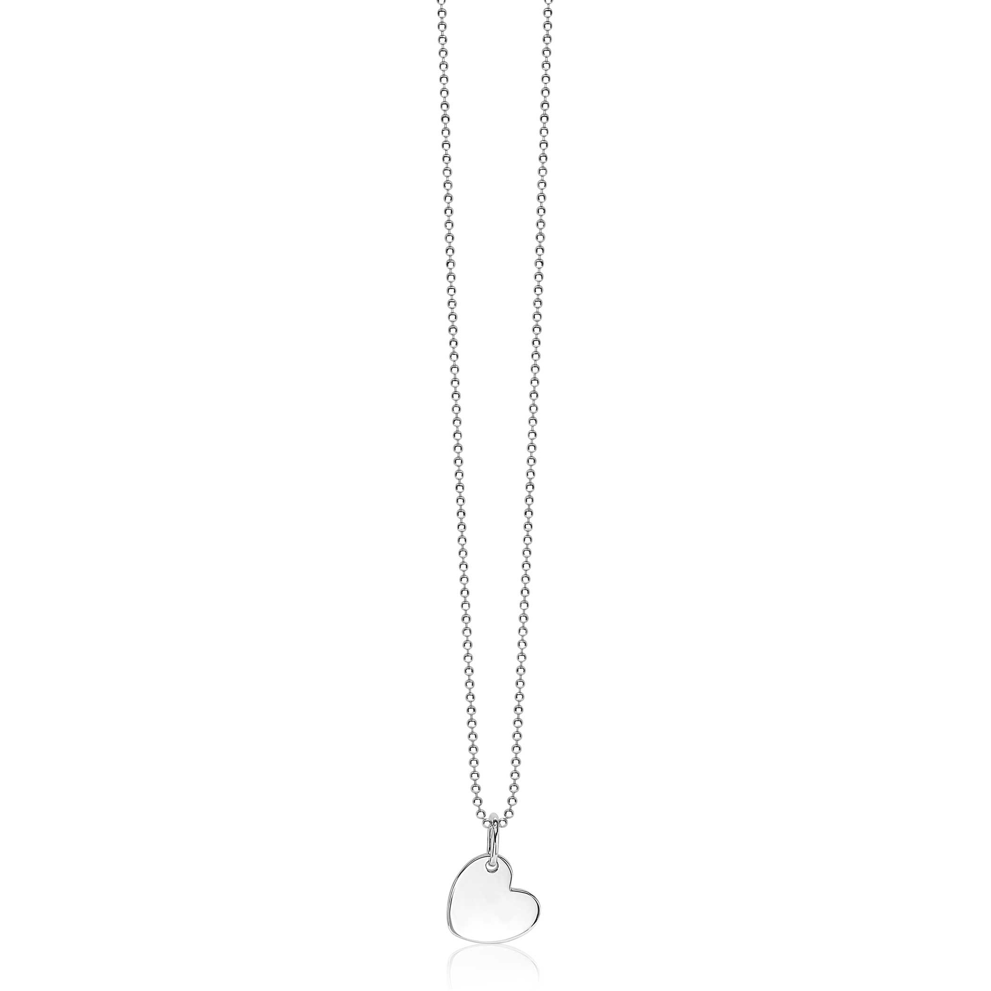 12mm ZINZI Sterling Silver Pendant Heart ZIH1826