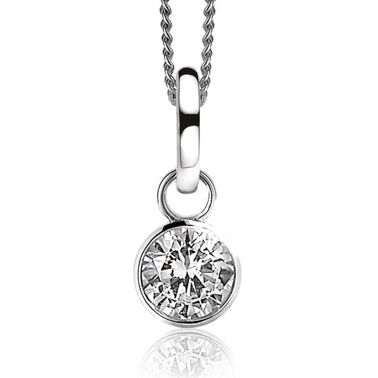 ZINZI Sterling Silver Pendant to wear Earrings Pendants on a Necklace ZIH1CH