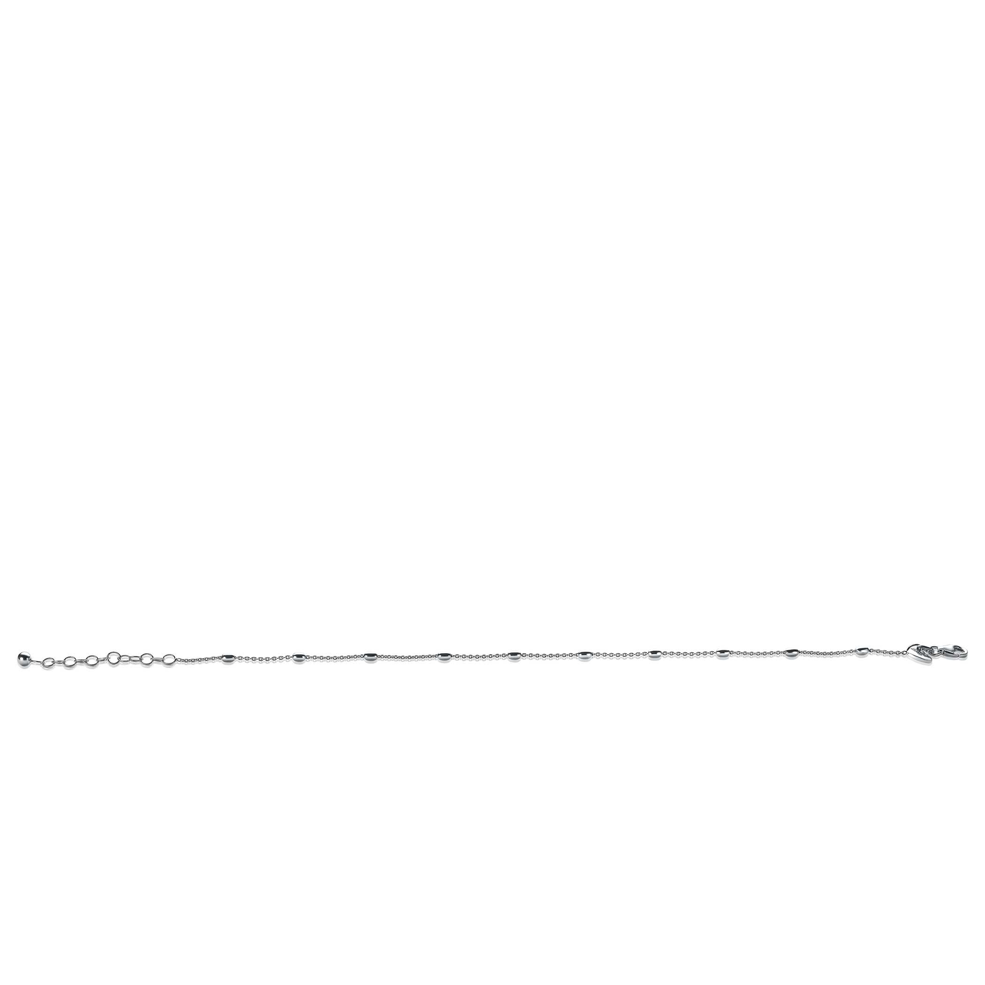 ZINZI zilveren enkelband ovalen 23+4cm ZIE1232