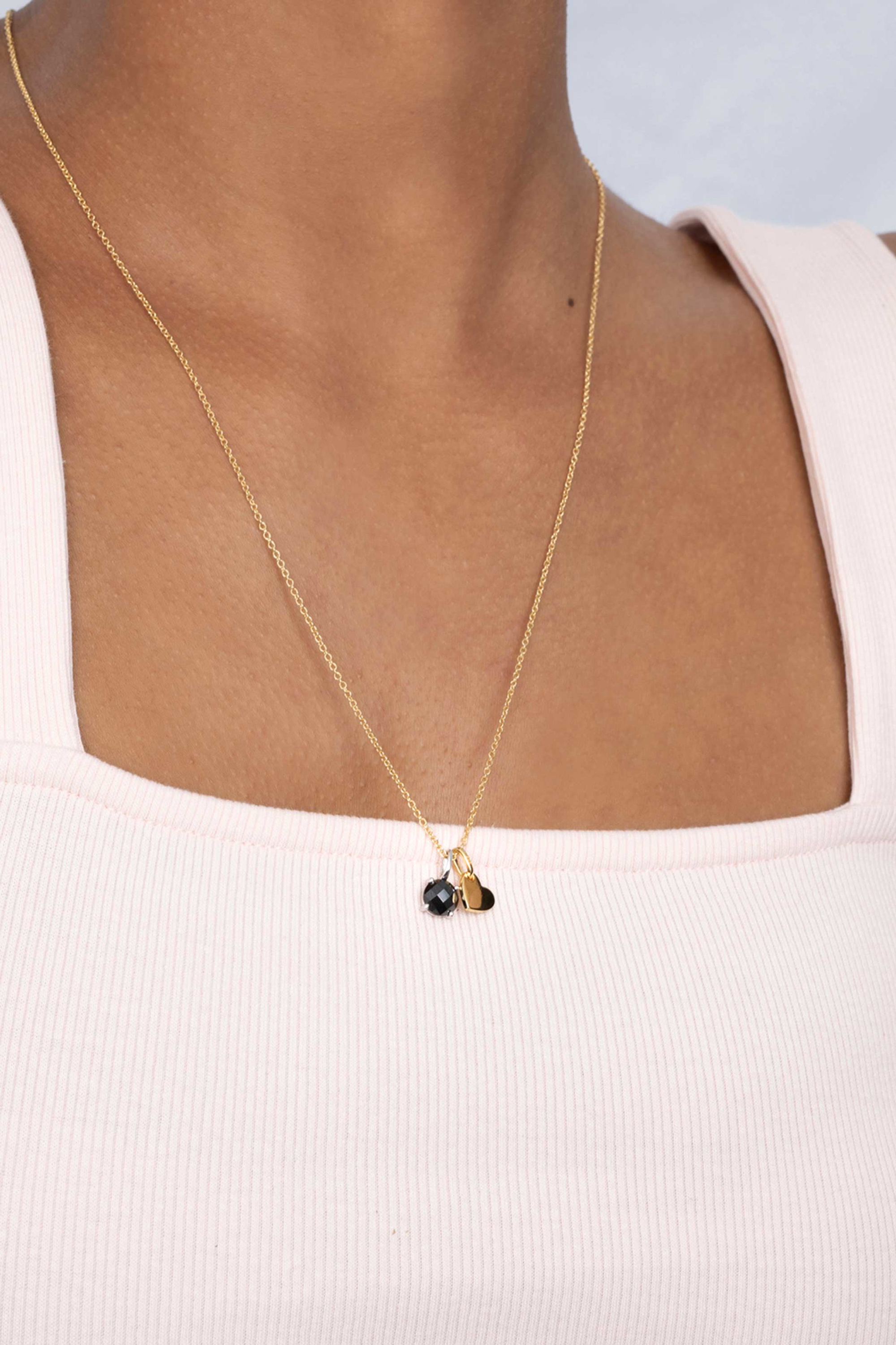 ZINZI Gold Plated Sterling Silver Pendant Heart ZIH2065G