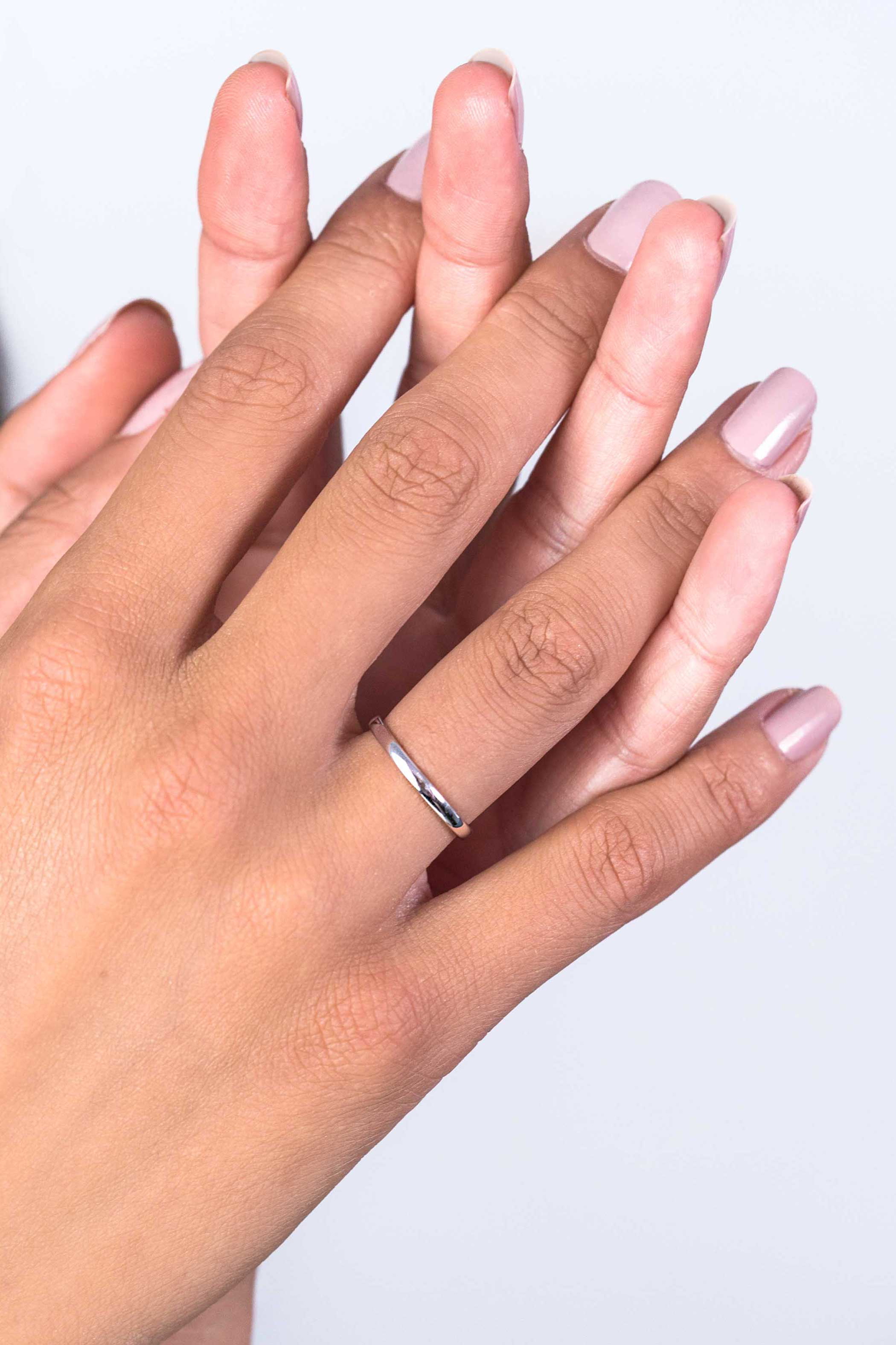 ZINZI Sterling Silver Ring Shiny 2mm ZIR828
