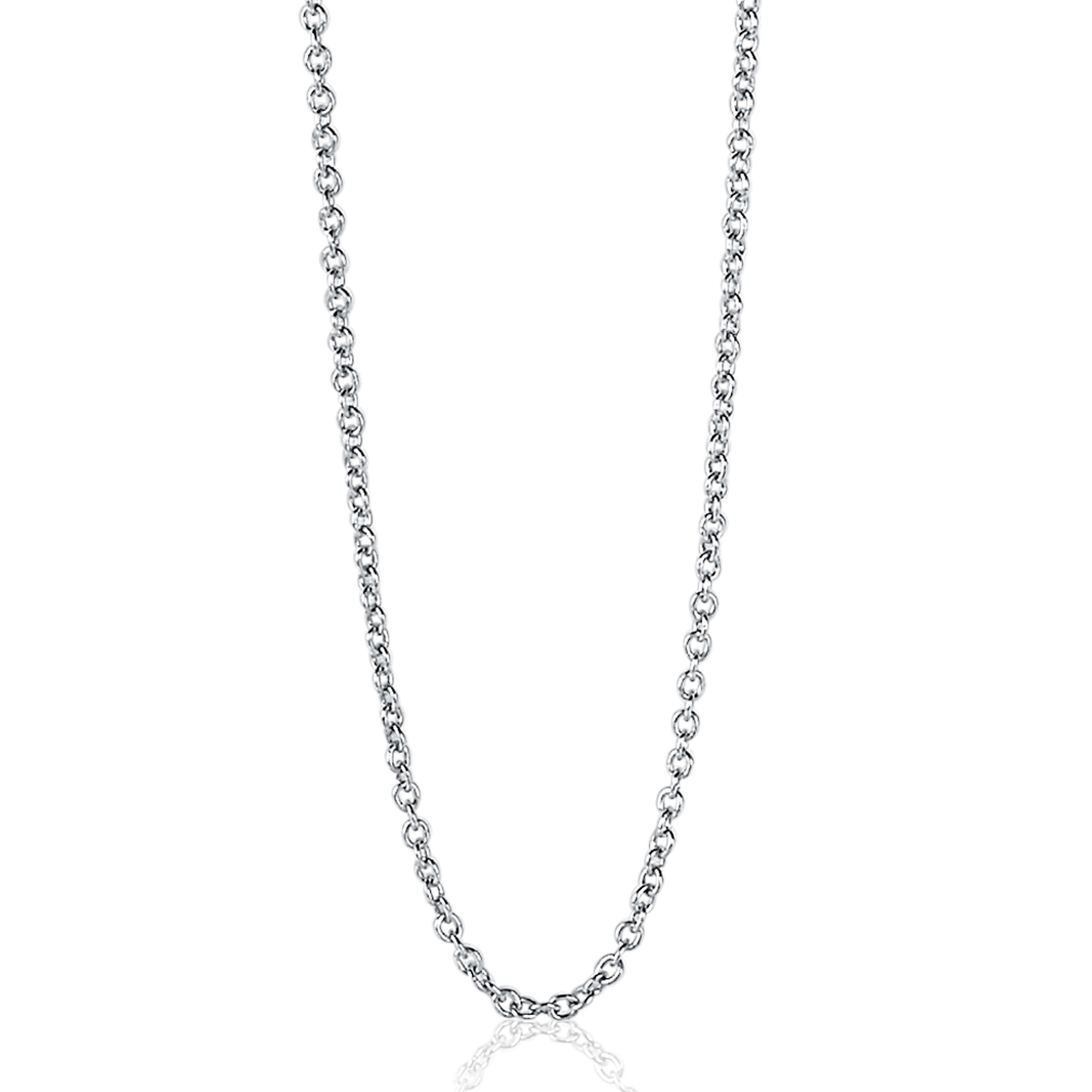 60cm ZINZI zilveren anker ketting ZILC-A60