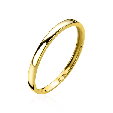 ZINZI Gold 14 karaat gouden aanschuifring glad ZGR146
