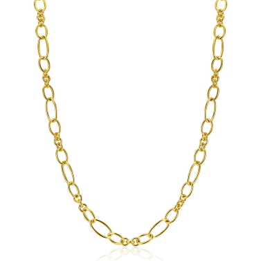 ZINZI zlv. collier geel verguld