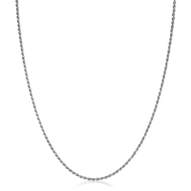 70cm ZINZI zilveren koord ketting ZILC-K70