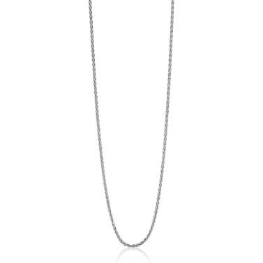 60cm ZINZI zilveren palmier ketting ZILC-P60