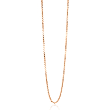 ZINZI zlv. jasseron collier 90 cm rosé verguld
