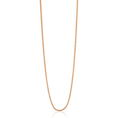 42cm ZINZI silberne Palmier Kette rosé vergoldet ZILC-P42R