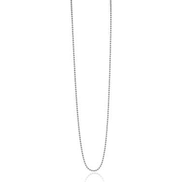60cm ZINZI zilveren bolletjes ketting ZILC-B60