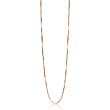 70cm ZINZI zilveren gourmet ketting rosé verguld ZILC-G70R