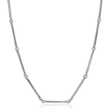 ZINZI zlv. collier staafjes