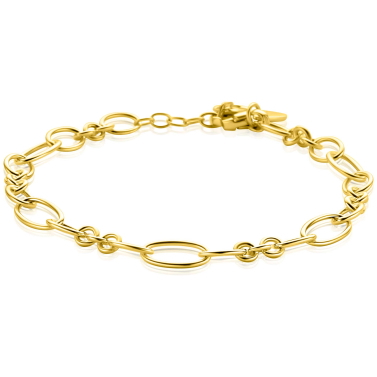 ZINZI zlv. armband geel verguld