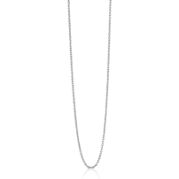 60cm ZINZI Sterling Silver Anchor Necklace ZILC-A60