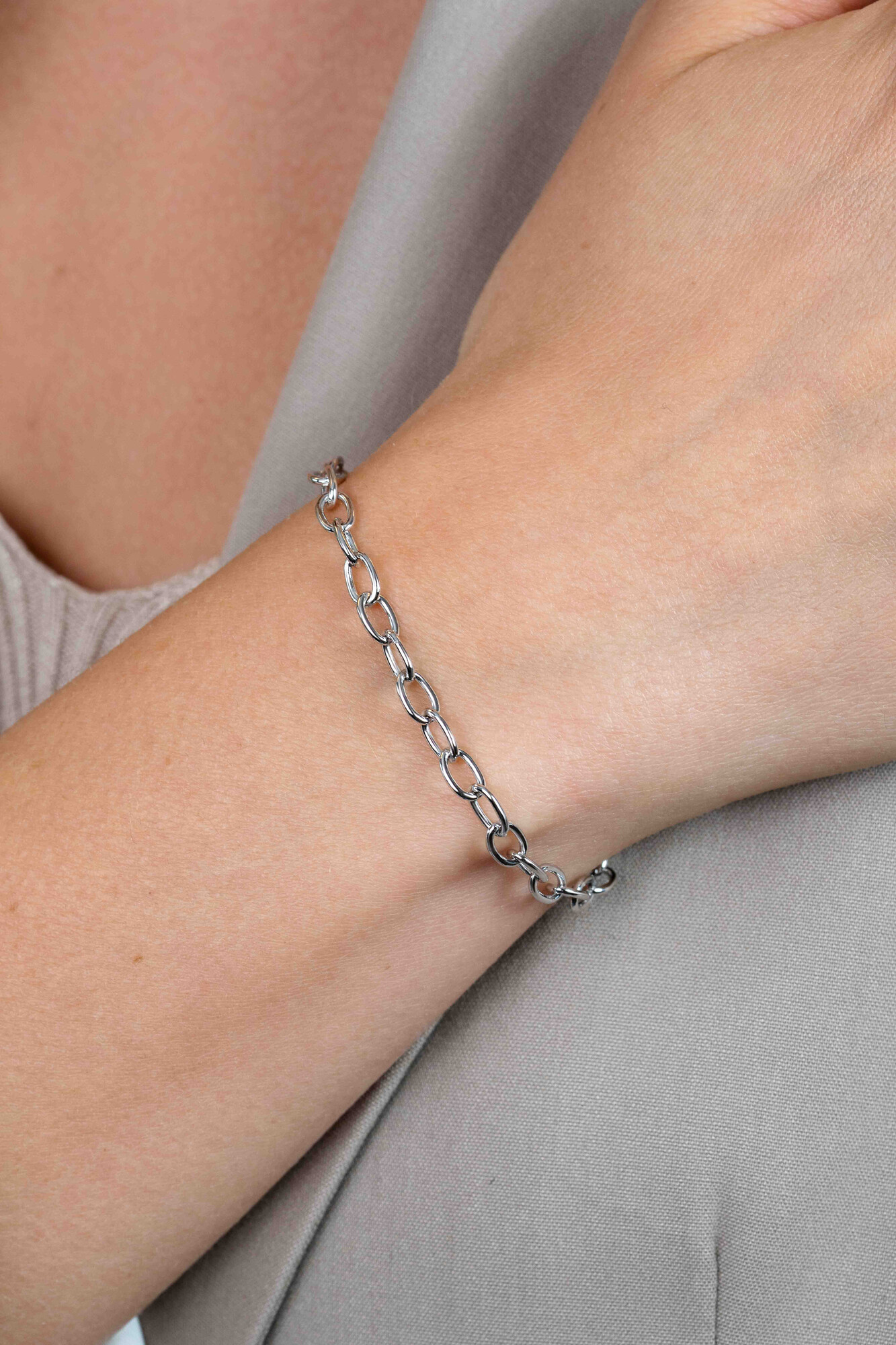 ZINZI CHARMS silbernes BasisArmband CH-A2
