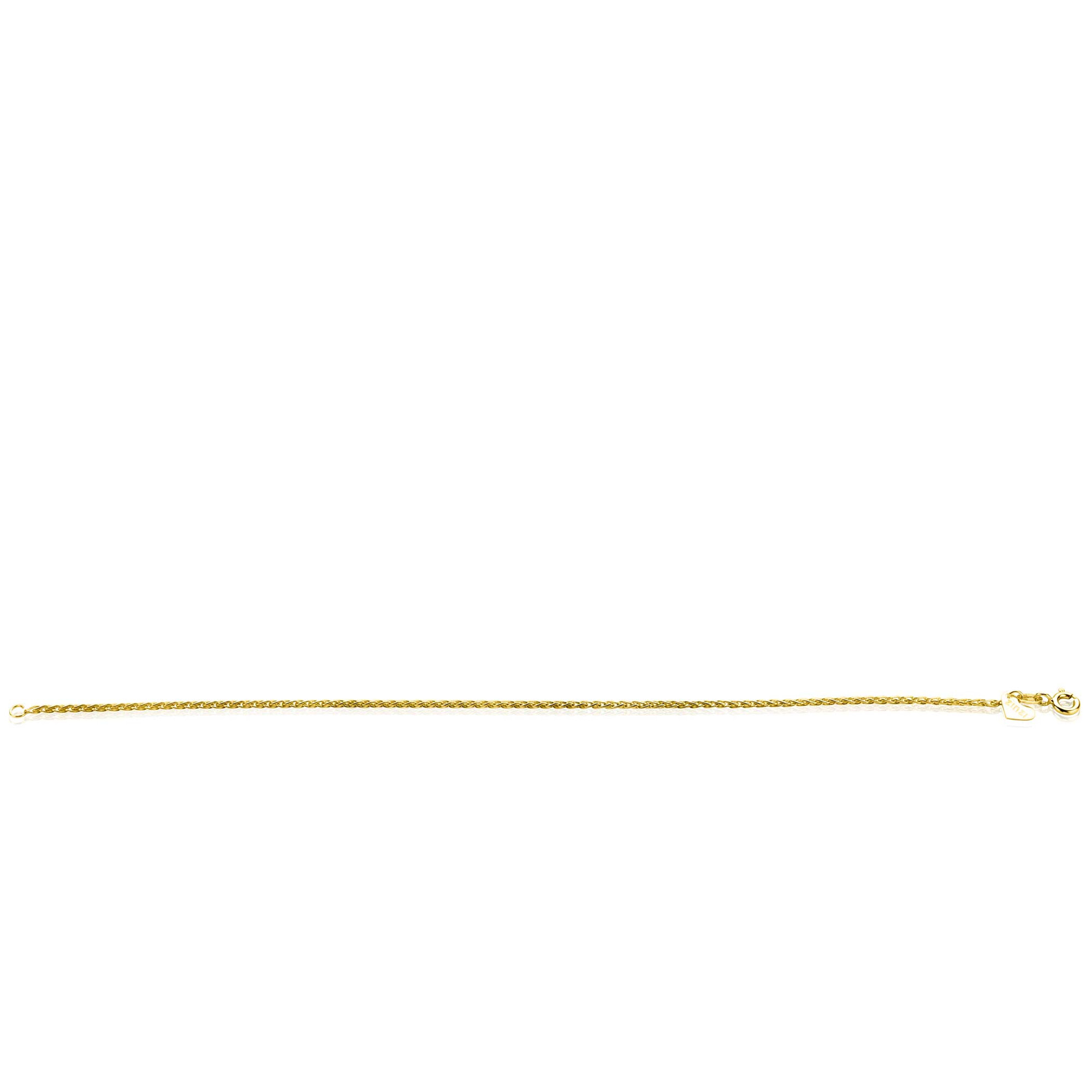 ZINZI GOLD armband palmier schakel 1.5mm 18.5cm