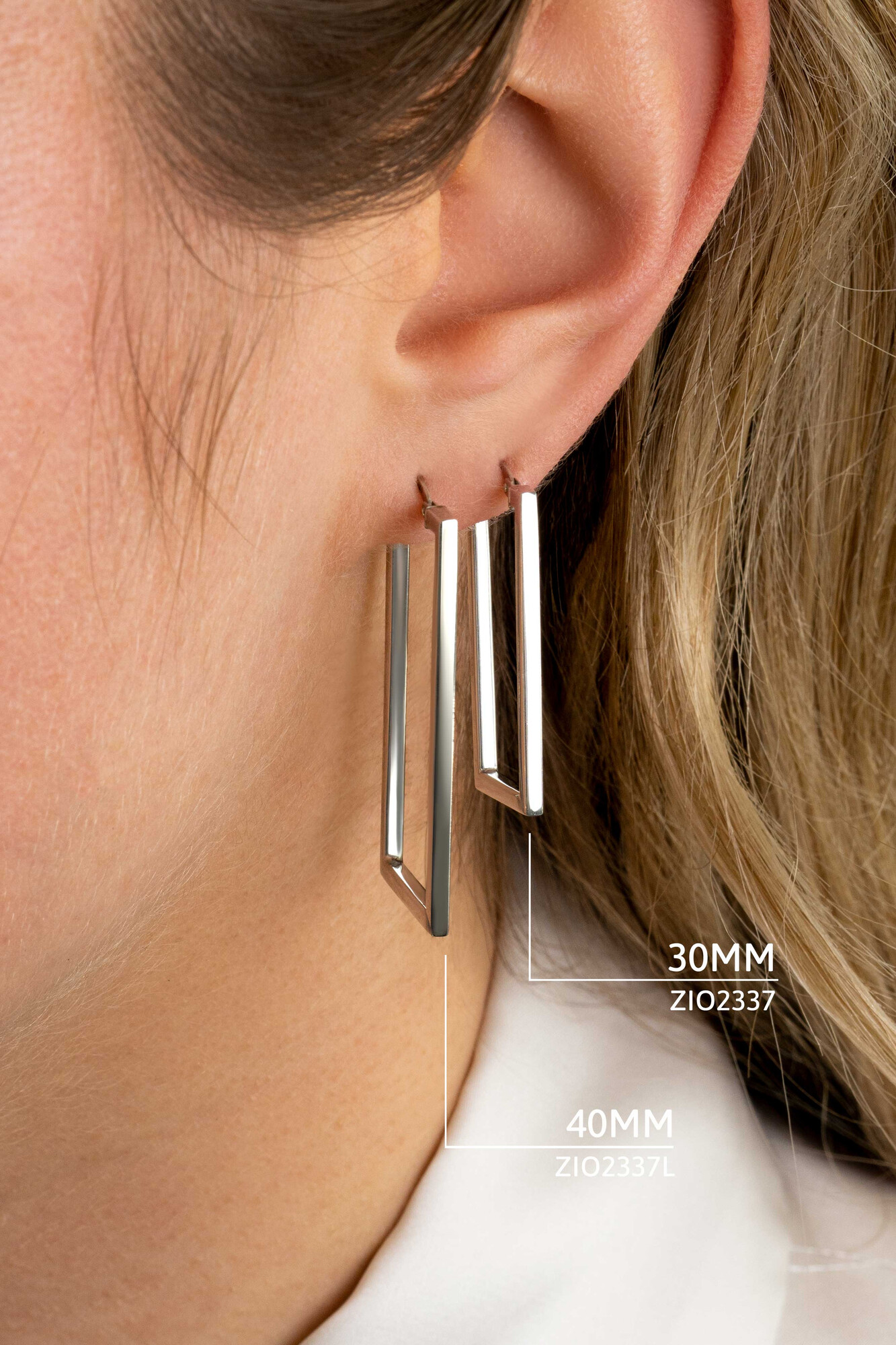 ZINZI zlv. oorringen rechthoek 30x2mm