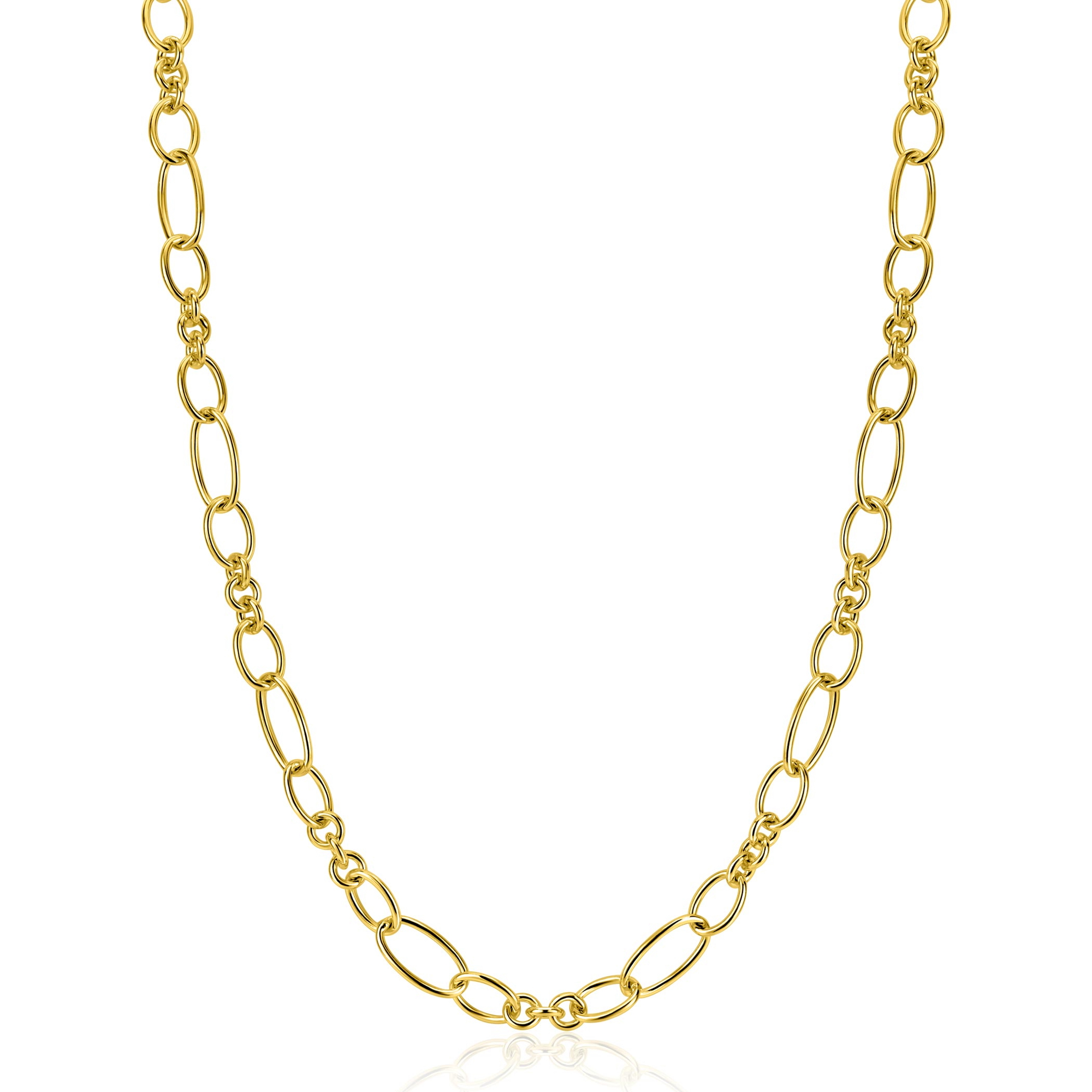 ZINZI zlv. collier geel verguld