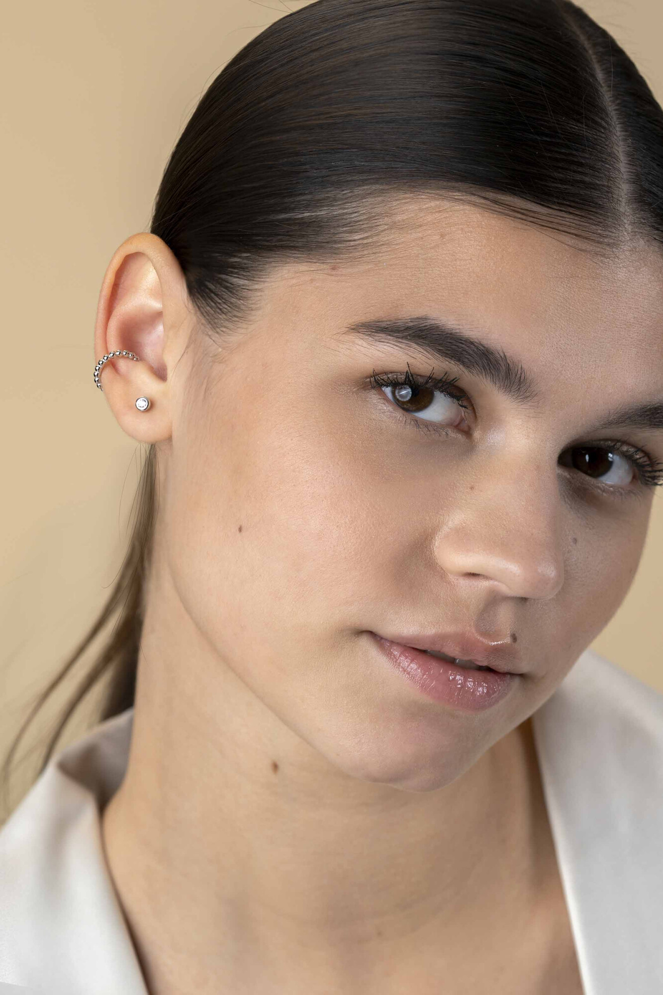 14mm ZINZI Sterling Silver Ear Cuff Bead (price per piece) ZIO-CUFF2