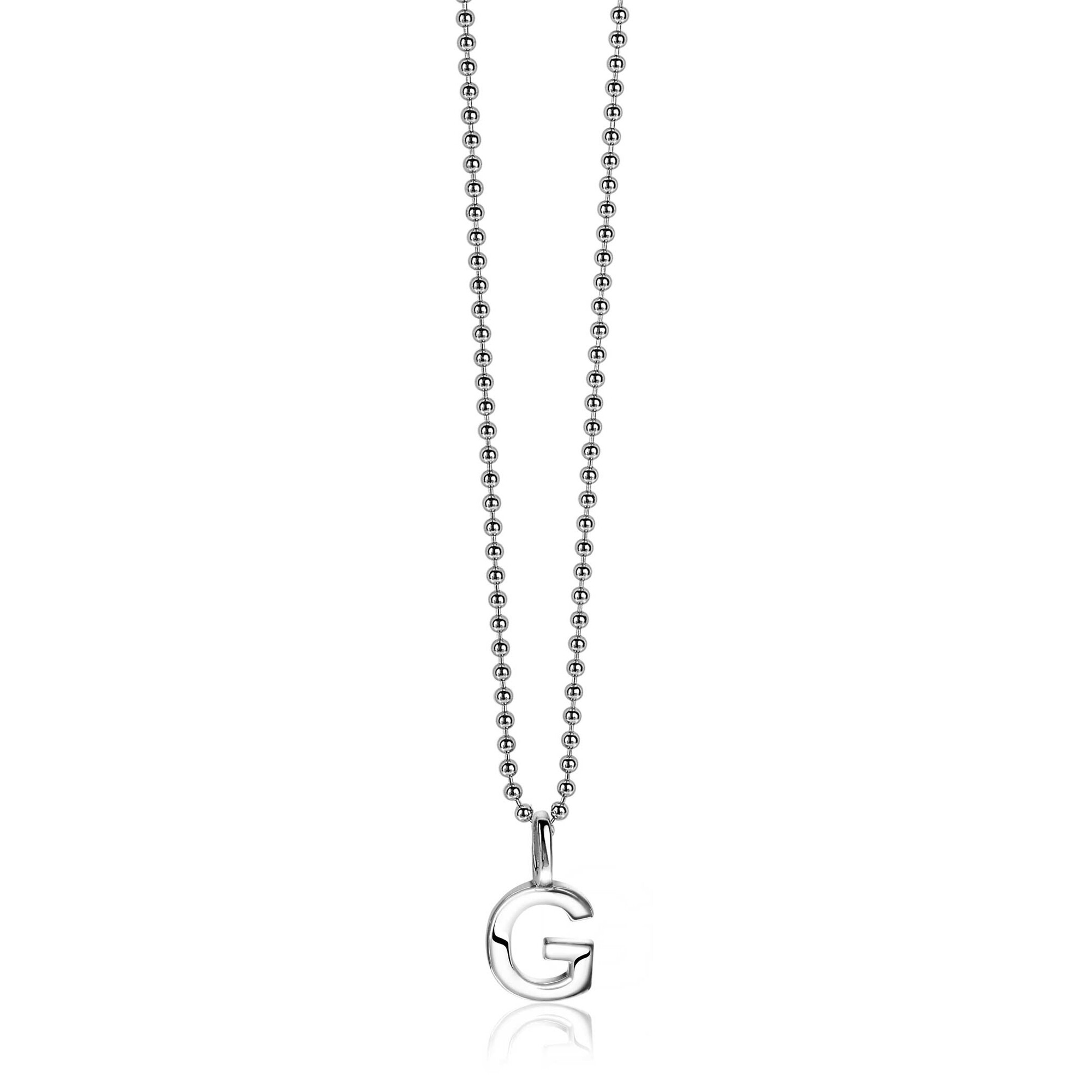 ZINZI Sterling Silver Letter Pendant G ZIH2140G