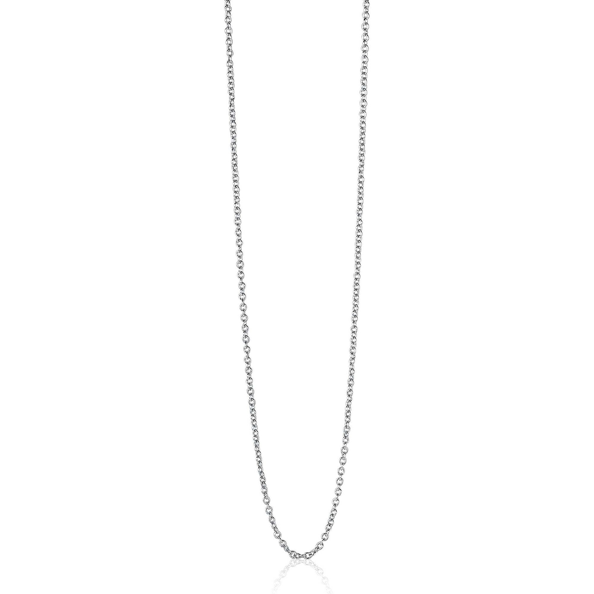 60cm ZINZI zilveren anker ketting ZILC-A60