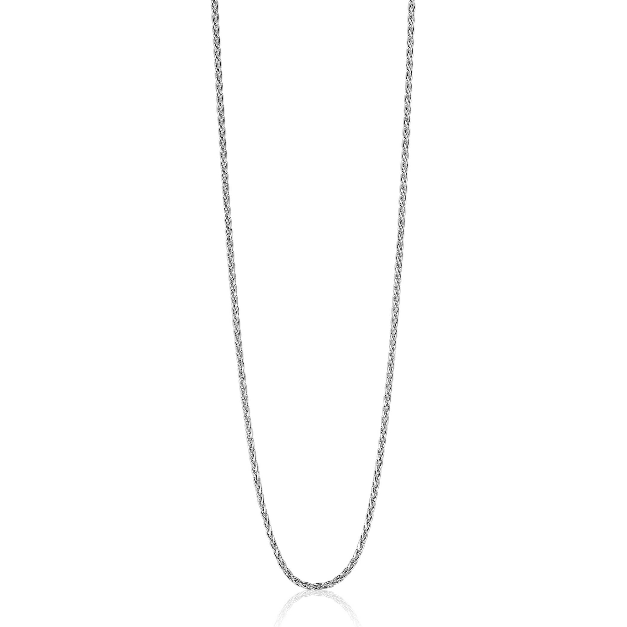 45cm ZINZI silberne Palmier Kette ZILC-P45