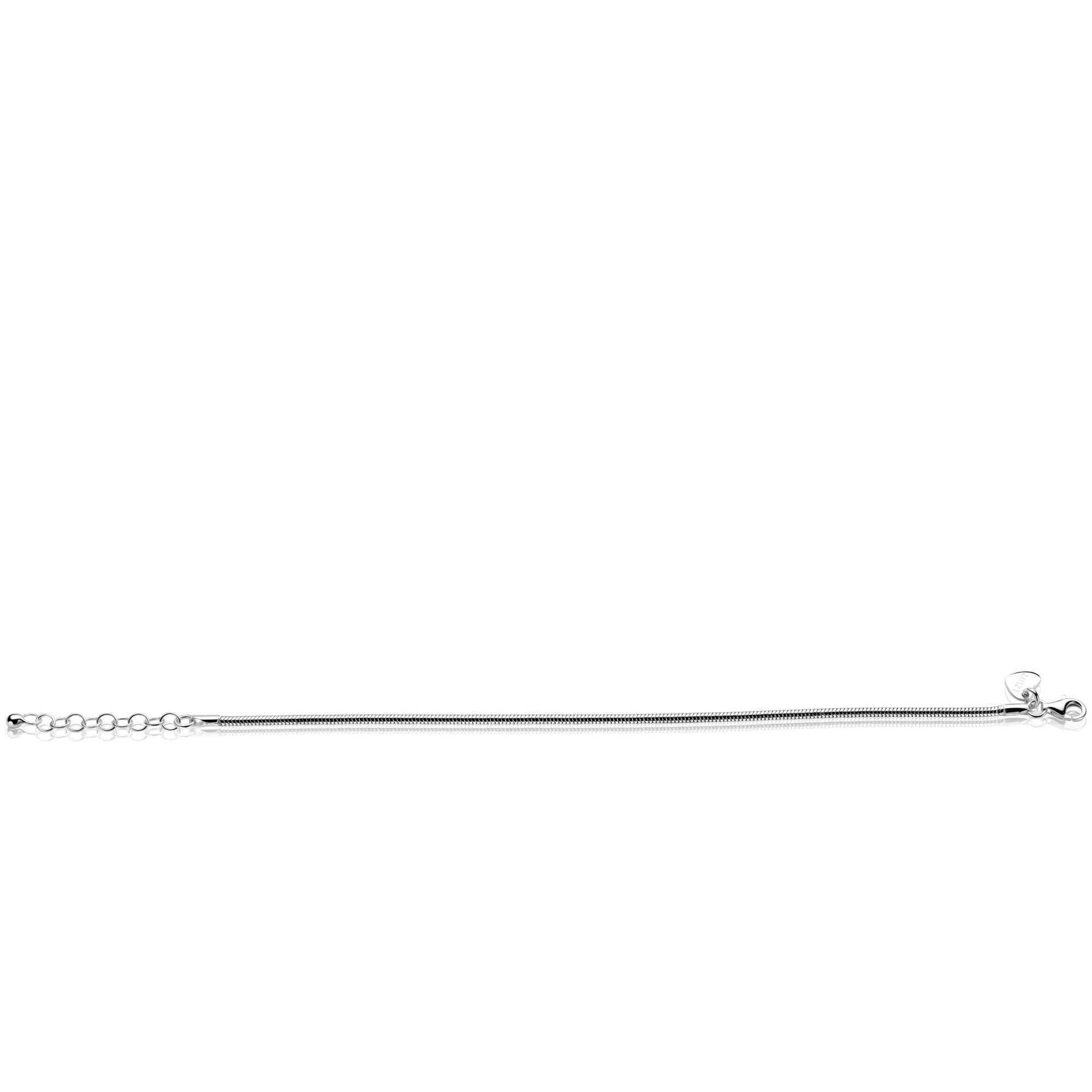 ZINZI zilveren ronde slangen armband (2mm breed) 17-21cm ZIA2849