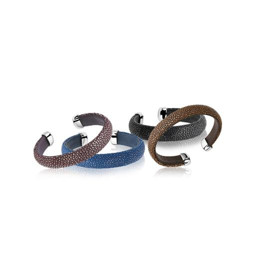 ZINZI Rye Leather Cuff Bracelet Brown one-size ZIA942BR