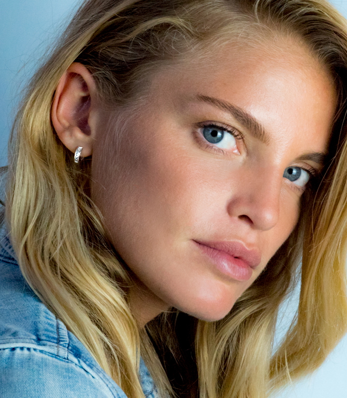 Zinzi zilveren oorringen 12 x 3mm witte zirconia's met luxe klapsluiting ZIO187Z
