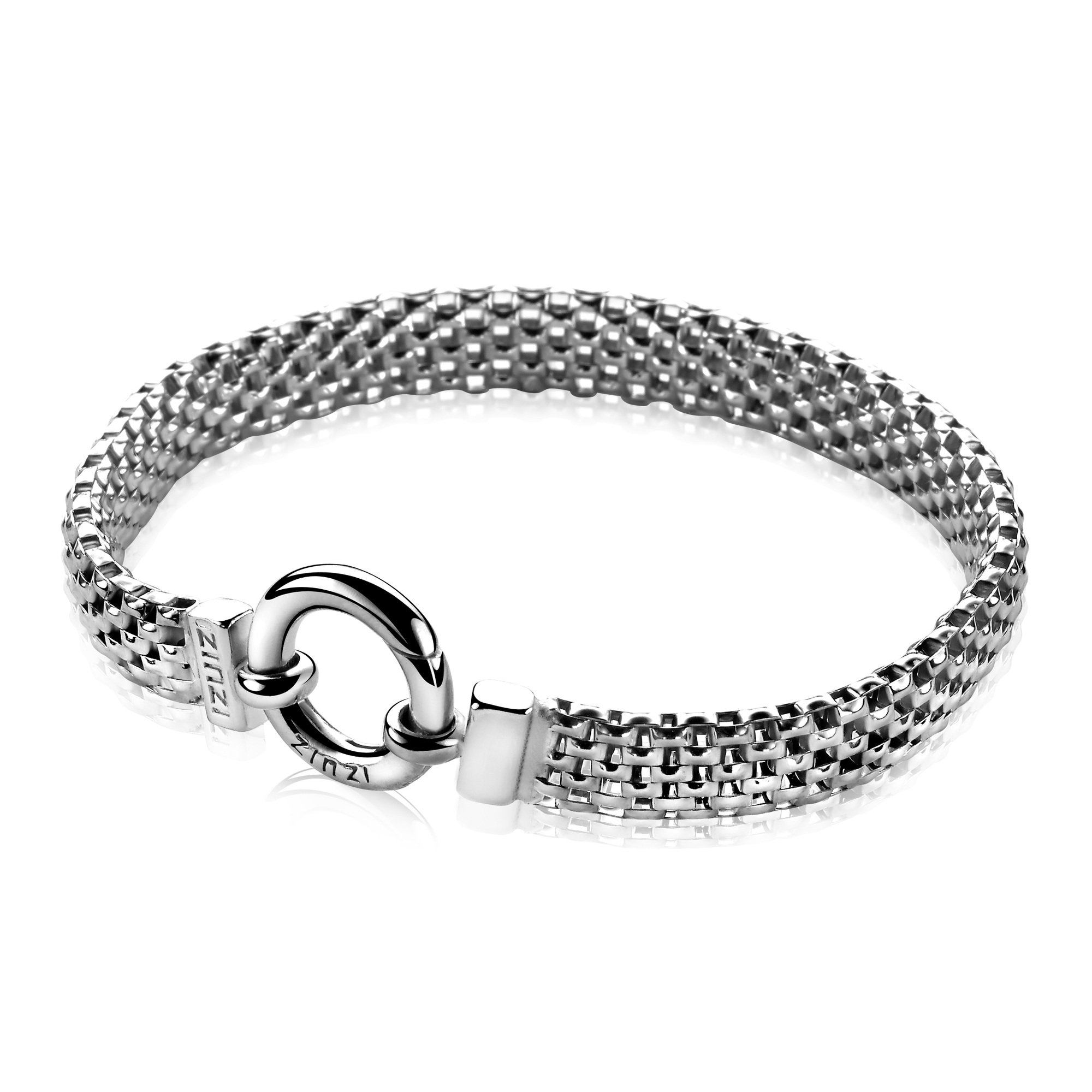 Zinzi silbernes Gliederarmband 19,5cm ZIA880