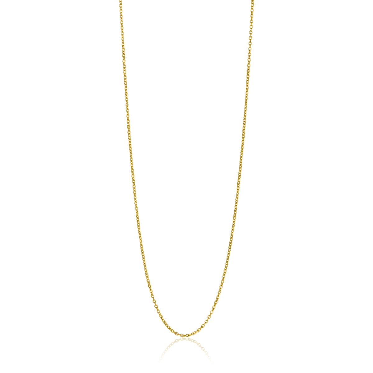 ZINZI GOLD anker lengtecollier 0,7mm 42cm