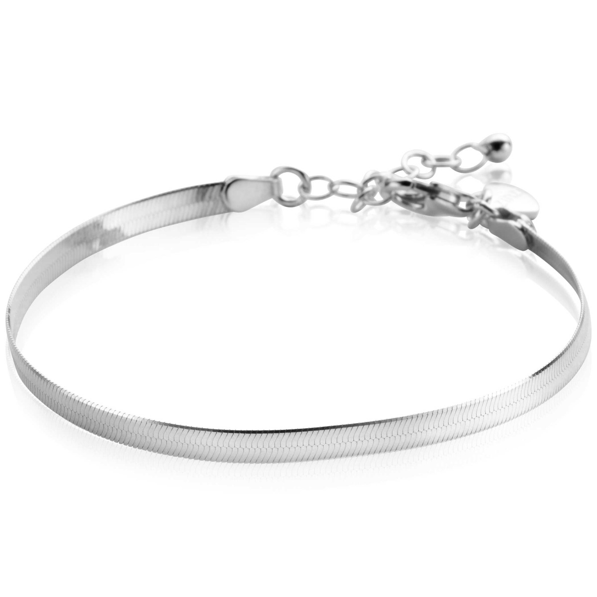 ZINZI zlv. armband plat slang poli 3.5mm