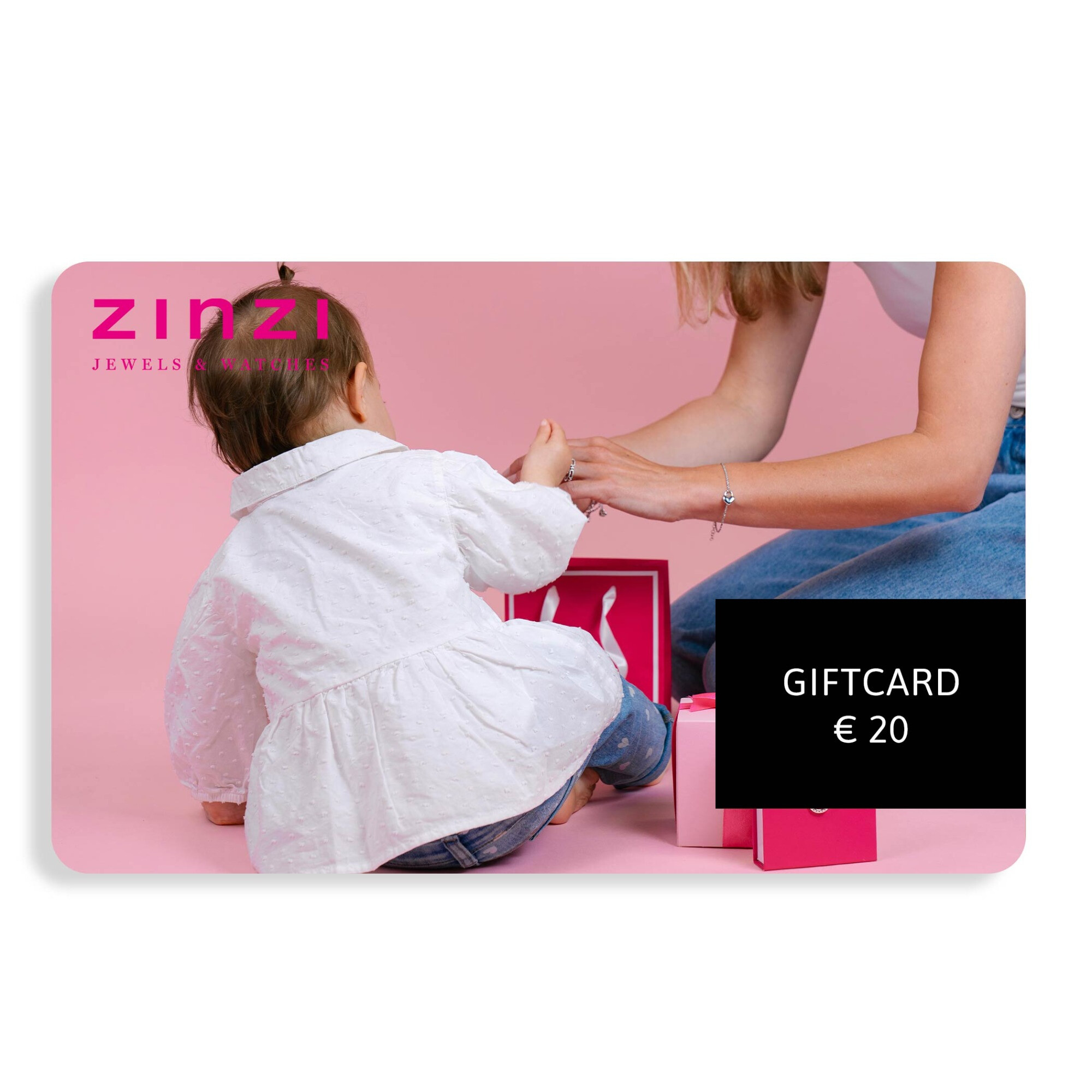 Zinzi digitale giftcard - waarde 20 Euro
