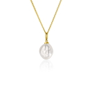 ZINZI GOLD hanger zoetwater parel