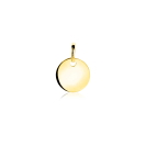 ZINZI GOLD hanger rond glad 10mm