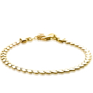 ZINZI silbernes Armband gelb vergoldet Herzen 4,5mm breit ZIA1798G