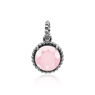 Zinzi zilveren hanger roze ZIH842R