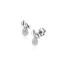 12mm ZINZI zilveren oorstekers 3 druppelvormen ZIO2746