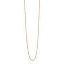 60cm ZINZI zilveren anker ketting rosé verguld ZILC-A60R