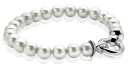 ZINZI Sterling Silver Pearl Bracelet White with Clasp 20cm ZIA401W-S