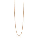 42cm ZINZI zilveren gourmet ketting rosé verguld ZILC-G42R