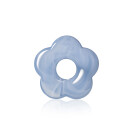 26mm flower-shaped light blue synthetic pendant ZIH2720BA
