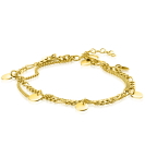 ZINZI zlv.armband gg.verg.2 rijen grmt./fig.plaatjes