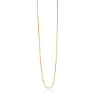 60cm ZINZI zilveren bolletjes ketting geel verguld ZILC-B60G