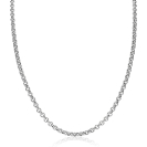 ZINZI Sterling Silver Rolo Chain Necklace width 4,5mm 45cm ZIC1911