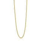 ZINZI zlv. gourmet collier 80 cm geel verguld