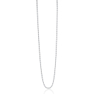 90cm ZINZI zilveren bolletjes ketting. 0,9mm breed ZILC-B90