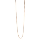 42cm ZINZI Rose Gold Plated Sterling Silver Beads Necklace ZILC-B42R