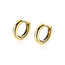 ZINZI silberne Ohrringe gelb vergoldet 12 x 3mm ZIO194G